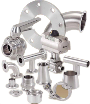 Sanitary System Valves, Pipe, and Fittings